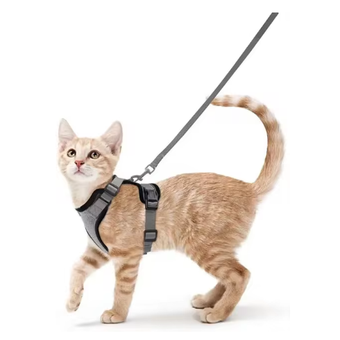 NightPaw Escape-Proof Cat Harness & Lead Set - Reflective Vest Style