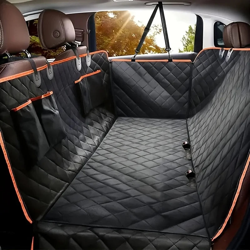 NightPaw Waterproof Dog Car Seat Cover - Scratch-Resistant Back Seat Hammock